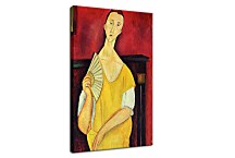 Reprodukcie Amedeo Modigliani - Woman with a Fan zs17652