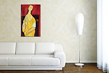 Reprodukcie Amedeo Modigliani - Woman with a Fan zs17652