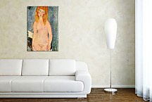 Reprodukcie Amedeo Modigliani - Blonde nude zs17654
