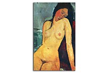 Seated female nude Obraz Modigliani zs17659