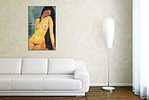Seated female nude Obraz Modigliani zs17659