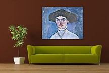 Head of a Young Woman Obraz zs17663