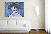 Head of a Young Woman Obraz zs17663