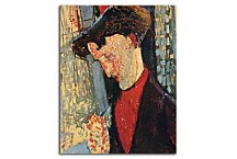 Portrait of Frank Haviland Burty Obraz Modigliani  zs17670