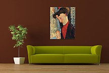 Portrait of Frank Haviland Burty Obraz Modigliani  zs17670