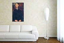 Portrait of the painter Manuel Humbert Obraz Modigliani zs17671