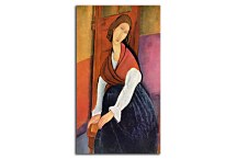 Jeanne Hebuterne in Red Shawl Obraz zs17672