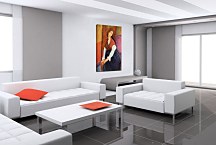 Jeanne Hebuterne in Red Shawl Obraz zs17672