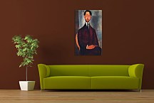 Portrait of Leopold Zborowski Obraz Modigliani  zs17688