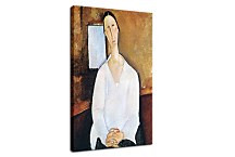 Madame Zborowska with clasped hands Obraz zs17689