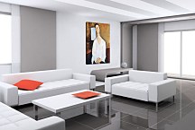 Madame Zborowska with clasped hands Obraz zs17689