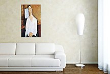 Madame Zborowska with clasped hands Obraz zs17689