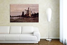 Windmill at Zaandam Obraz Monet  zs17698