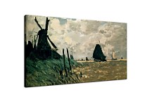 Claude Monet - A Windmill near Zaandam - Obraz zs17699