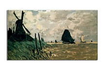Claude Monet - A Windmill near Zaandam - Obraz zs17699