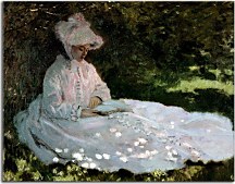 Claude Monet - A Woman Reading obraz zs17700