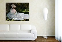 Claude Monet - A Woman Reading obraz zs17700