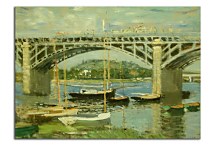 The Bridge over the Seine Reprodukcia Claude Monet zs17715