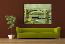 The Bridge over the Seine Reprodukcia Claude Monet zs17715