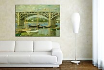 The Bridge over the Seine Reprodukcia Claude Monet zs17715