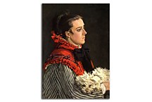 Camille with a Small Dog Reprodukcia Claude Monet zs17716