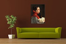 Camille with a Small Dog Reprodukcia Claude Monet zs17716