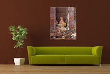 Camille Monet at the Window Obraz zs17719