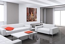 Camille Monet at the Window Obraz zs17719