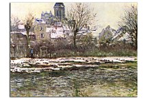 The Church at Vetheuil under Snow Obraz zs17721