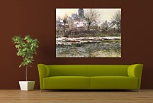 The Church at Vetheuil under Snow Obraz zs17721