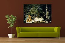 Lunch on the Grass Reprodukcia Claude Monet zs17723