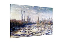 Floating Ice Near Vetheuil Reprodukcia Claude Monet zs17725