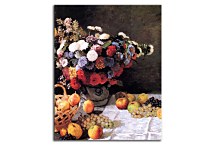 Flowers and Fruit Reprodukcia Claude Monet zs17726