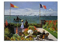 Reprodukcia Claude Monet - Garden at Sainte-Adresse zs17728