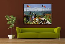 Reprodukcia Claude Monet - Garden at Sainte-Adresse zs17728