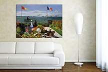 Reprodukcia Claude Monet - Garden at Sainte-Adresse zs17728