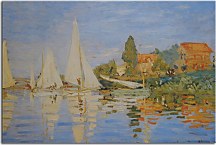 Reprodukcia Claude Monet - Regatta at Argenteuil zs17730