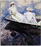 Reprodukcia Claude Monet - Young Girls in a Row Boat zs17732