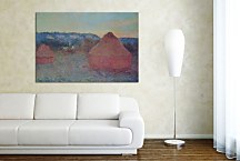 Obraz Claude Monet - Grainstacks at the End of the Day, Autumn zs17734