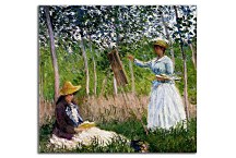 Obraz Claude Monet - In The Woods At Giverny Blanche Hoschede zs17740