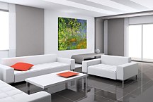 Obraz Claude Monet - Iris at the Sea-Rose Pond zs17741