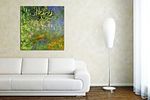 Obraz Claude Monet - Iris at the Sea-Rose Pond zs17741