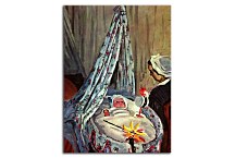 Obraz Claude Monet - Jean Monet in the Craddle zs17742