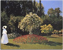 Obraz Claude Monet - Jeanne-Marguerite Lecadre in the Garden zs17743