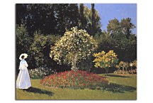 Obraz Claude Monet - Jeanne-Marguerite Lecadre in the Garden zs17743