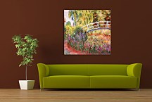 obraz monet japanese bridge