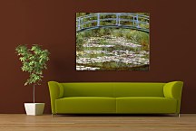 The Japanese Bridge, The Water-Lily Pond Obraz Claude Monet - zs17752