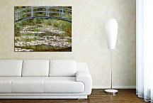 The Japanese Bridge, The Water-Lily Pond Obraz Claude Monet - zs17752