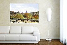 Wharf of Louvre, Paris Obraz Claude Monet - zs17753