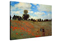 Wild Poppies, near Argenteuil Obraz Claude Monet - zs17757